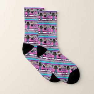Dachshund Rock and Roll Socks
