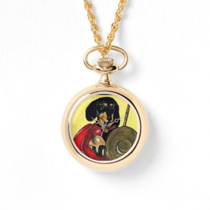 DACHSHUND ROMAN SOLDIER WATCH