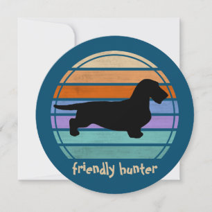 Dachshund Rough Hair - Silhouette 1