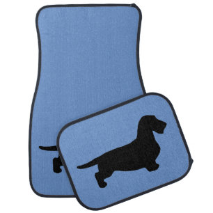 Dachshund Rough Hair - Silhouette 1 Car Floor Mat