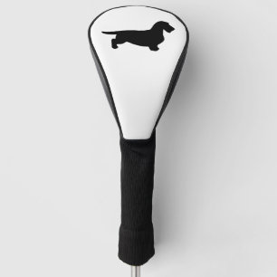 Dachshund Rough Hair - Silhouette 1 Golf Head Cover