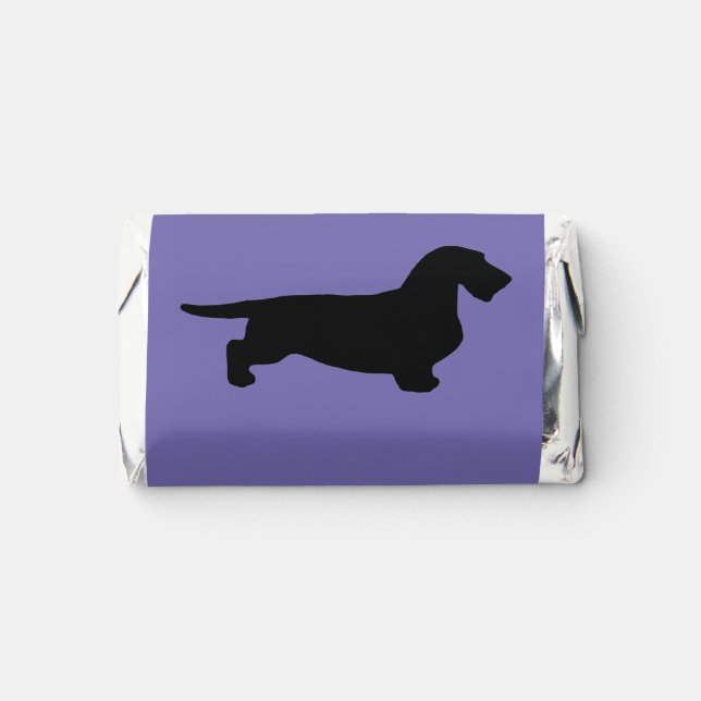 Dachshund Rough Hair - Silhouette 1 Hershey's Miniatures (Front)
