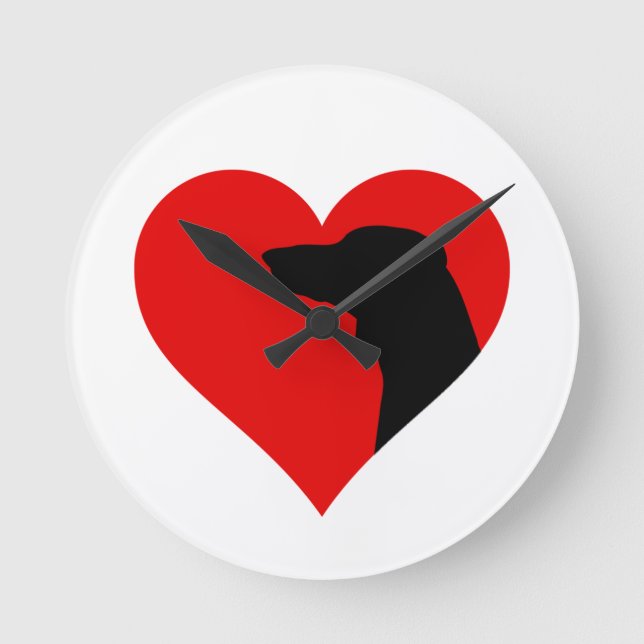 Dachshund  round clock (Front)