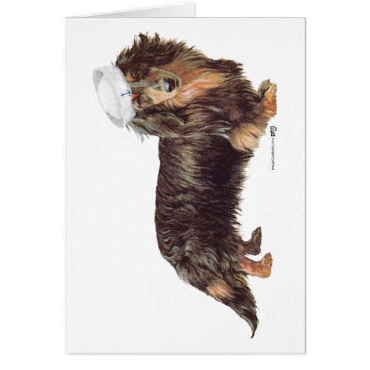 Dachshund Sailor Cards (Front)