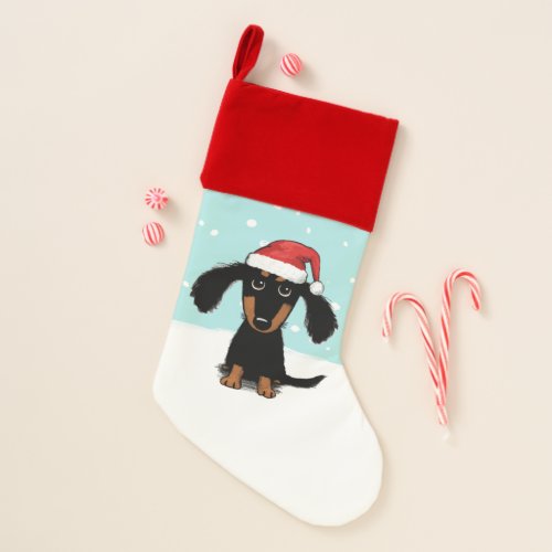 Dachshund Santa Funny Dog Holiday Christmas Stocking