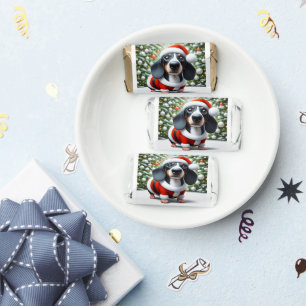 Dachshund Santa Hershey's Miniatures