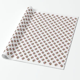 Dachshund Santa Paws Wrapping Paper