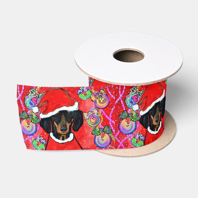 DACHSHUND SATIN RIBBON (Spool)