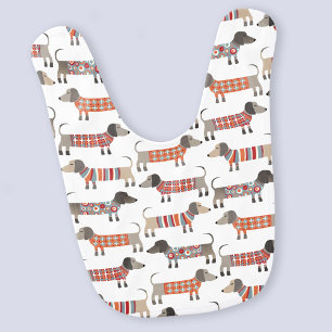 Dachshund Sausage Dog Baby Bib