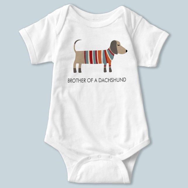Dachshund Sausage Dog Baby Bodysuit (Creator Uploaded)
