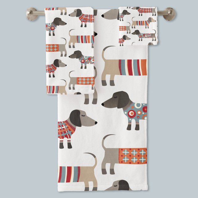 Dachshund Sausage Dog Bath Towel Set (Creator Uploaded)