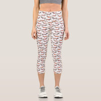 Dachshund Sausage Dog Capri Leggings