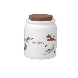 Dachshund Sausage Dog Cute Teckel Team Doxie Candy Jar