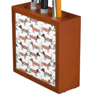 Dachshund Sausage Dog Desk Organizer