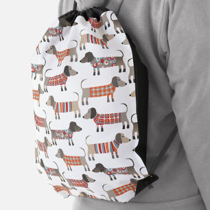 Dachshund Sausage Dog Drawstring Bag