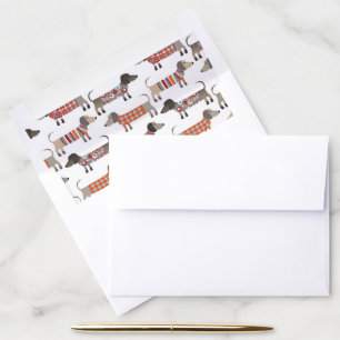 Dachshund Sausage Dog Envelope Liner