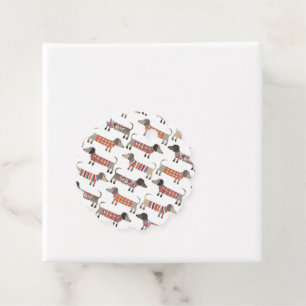 Dachshund Sausage Dog Favor Tags