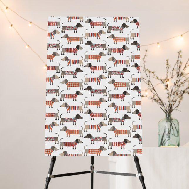 Dachshund Sausage Dog Foam Board (In Situ (Stand))