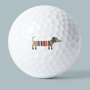 Dachshund Sausage Dog Golf Balls