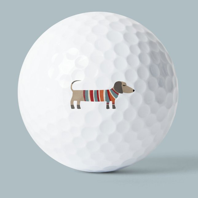 Dachshund Sausage Dog Golf Balls (Creator Uploaded)