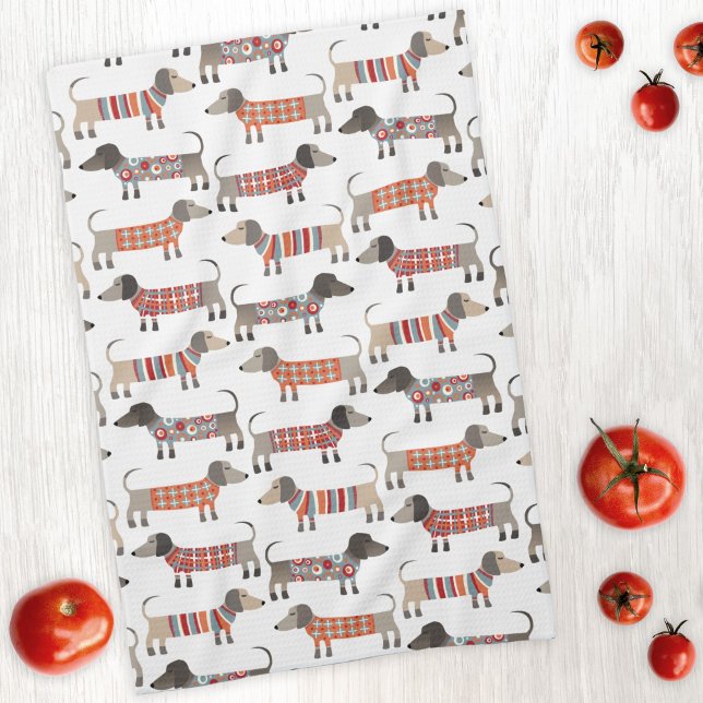 Dachshund Sausage Dog Kitchen Towel (Creator Uploaded)