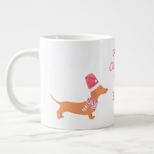 Dachshund sausage dog lover gift Christmas Giant Coffee Mug