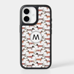 Dachshund Sausage Dog Monogram Initial iPhone 17 Case