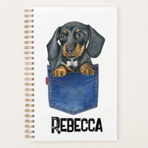 Dachshund Sausage Dog Personalised Planner Diary