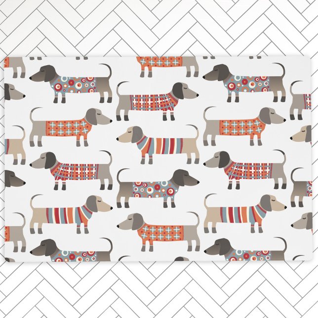 Dachshund Sausage Dog Pet Feeding Mat (Creator Uploaded)