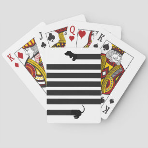 dachshund sausage dog poker cards