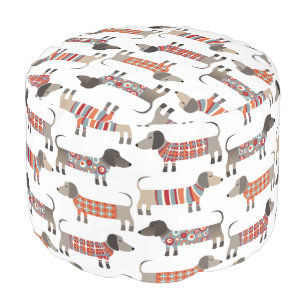 Dachshund Sausage Dog Pouf