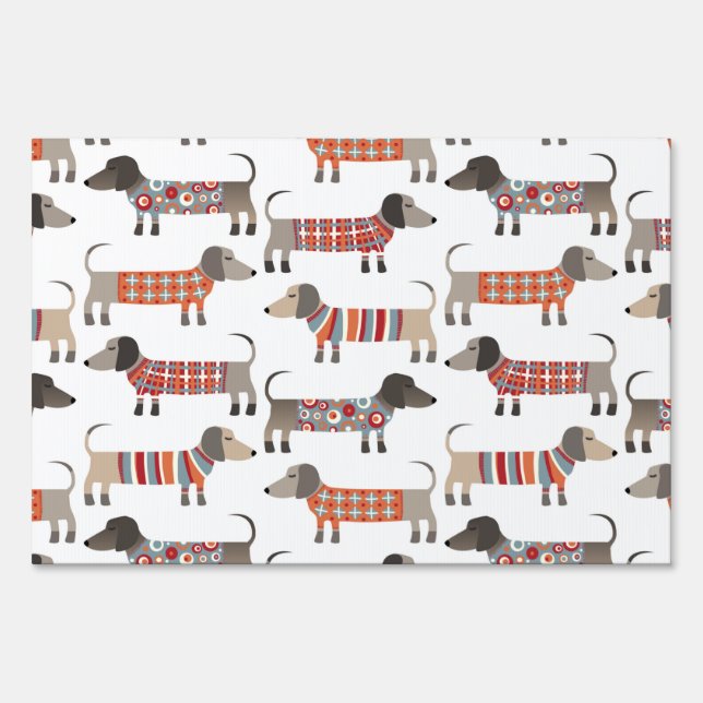 Dachshund Sausage Dog Sign (Front)