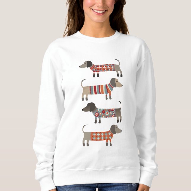 Dachshund Sausage Dog Sweatshirt (Front)