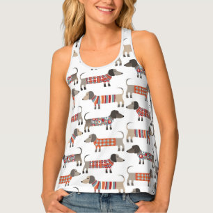 Dachshund Sausage Dog Tank Top