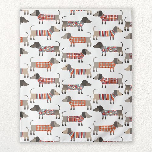 Dachshund Sausage Dog Tapestry