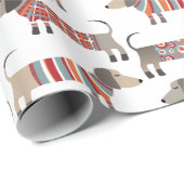 Dachshund Sausage Dog Wrapping Paper (Roll Corner)
