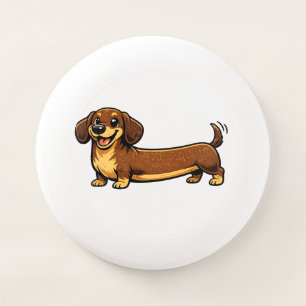 Dachshund Sausage Wiener Dog Design Wham-O Frisbee
