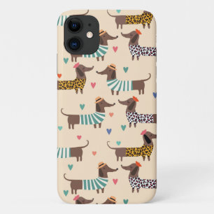 Dachshund Sausage Wiener Dog Pattern iPhone 11 Case