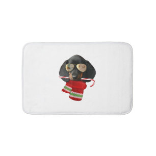 Dachshund shirt Cute Christmas Gift Dog Lovers Sun Bath Mat