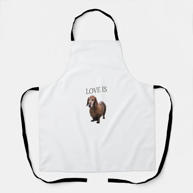 Dachshund Shirt Dog Mom Dad Men Women Kids Gift Do Apron (Front)