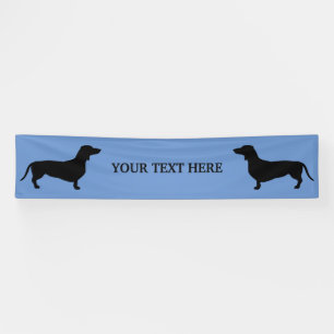 Dachshund Short Hair - Silhouette 1 Banner