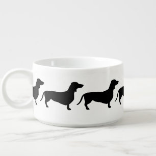 Dachshund Short Hair - Silhouette 1 Bowl