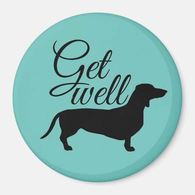 Dachshund Short Hair - Silhouette 1 Magnet (Front)