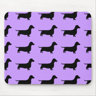 Dachshund Silhouette any color Mouse Pad