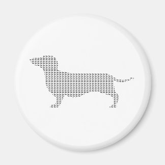 Dachshund Silhouette From Many Magnet