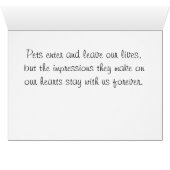 Dachshund Silhouette in Red Heart Cards (Inside Horizontal (Bottom))