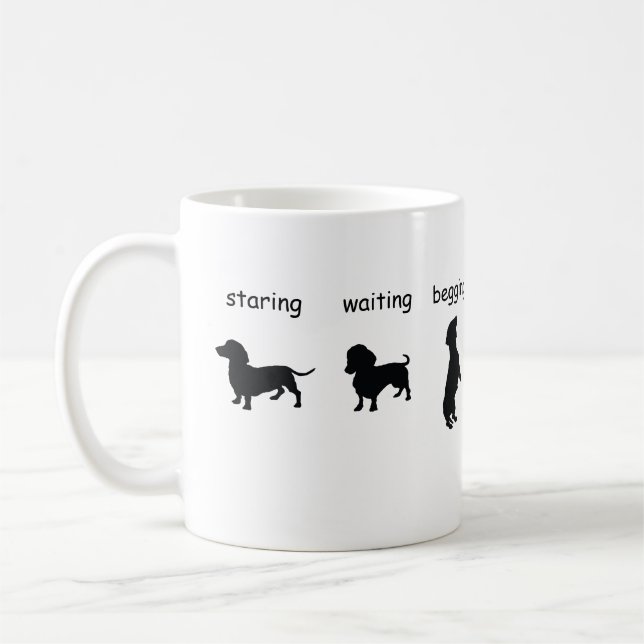 Dachshund Silhouette Mug (Left)