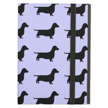 Dachshund Silhouette Pattern On Any Color Ipad Air Case