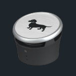 Dachshund Silhouette Speaker<br><div class="desc">Simple silhouette drawing of dachshund</div>