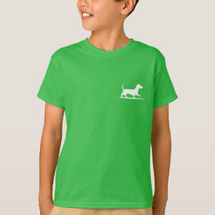 Dachshund Silhouette – Vintage Walking Dog T-Shirt